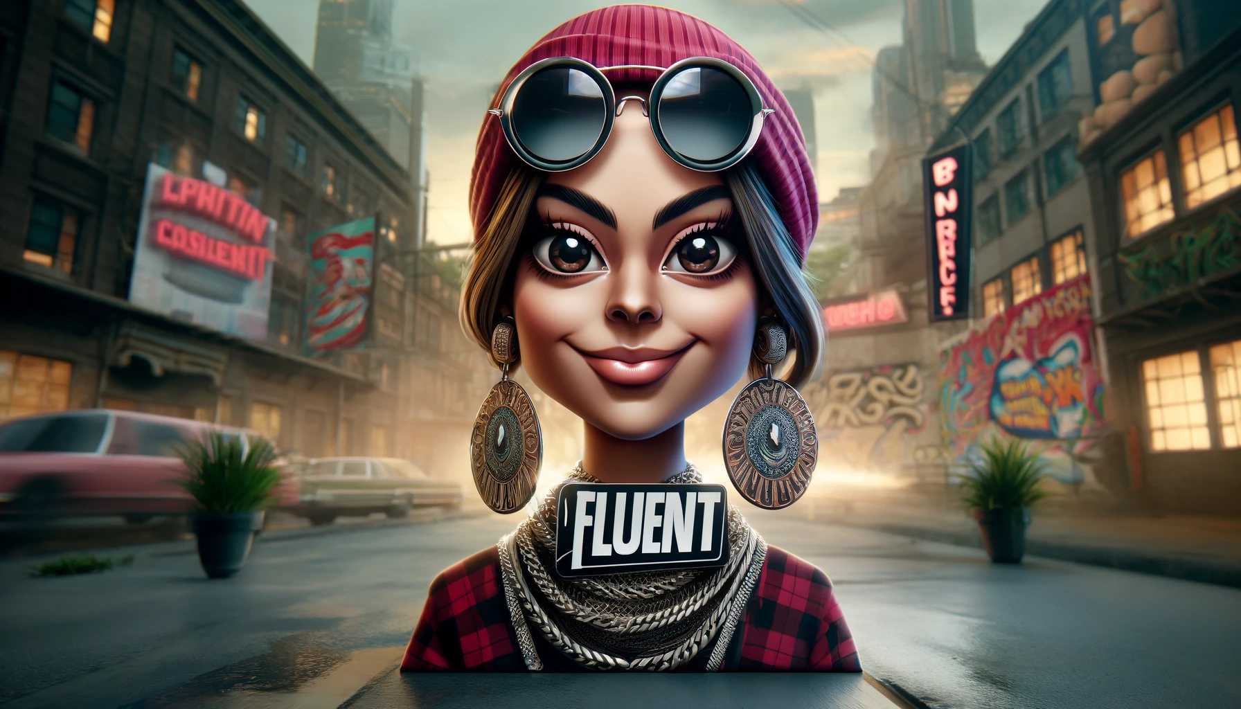 People wearing a custom Accessories product collection from FLUENT.