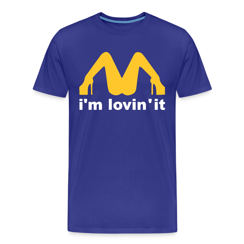 I'm Lovin It - royal blue