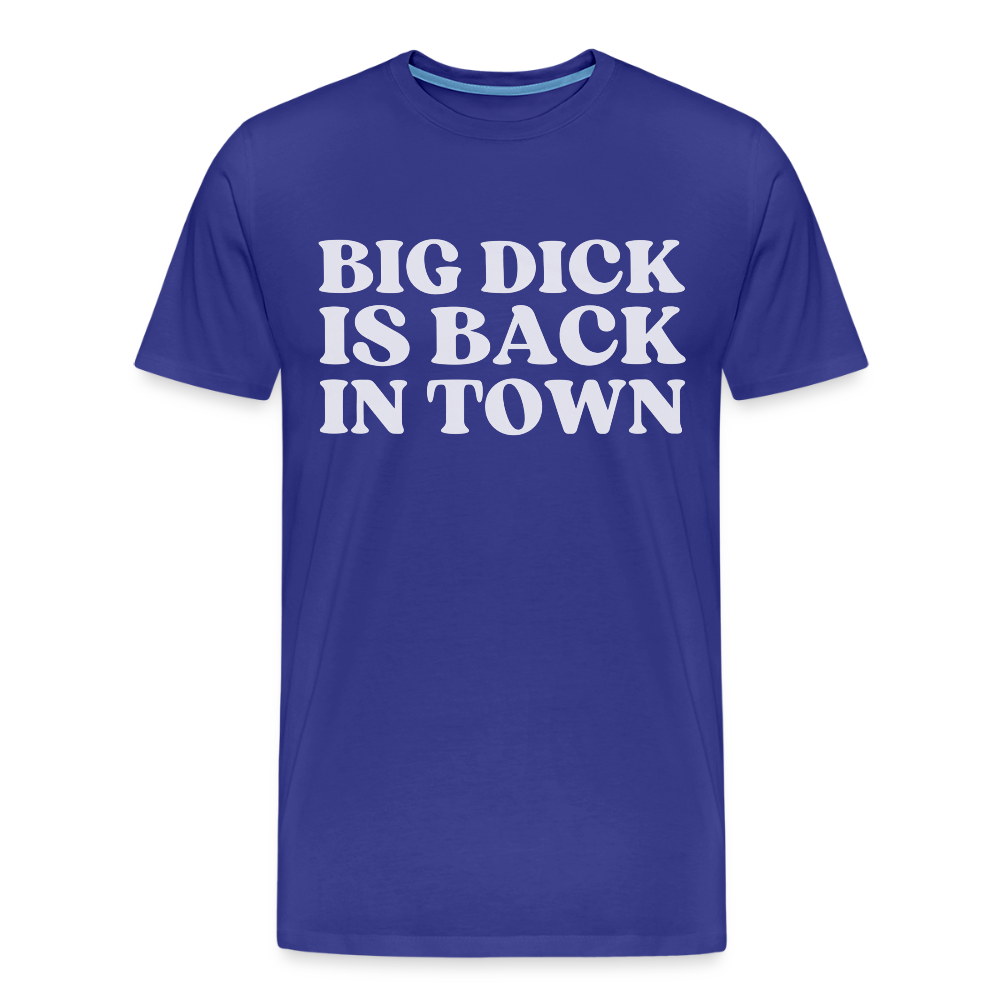 Back In Town - royal blue