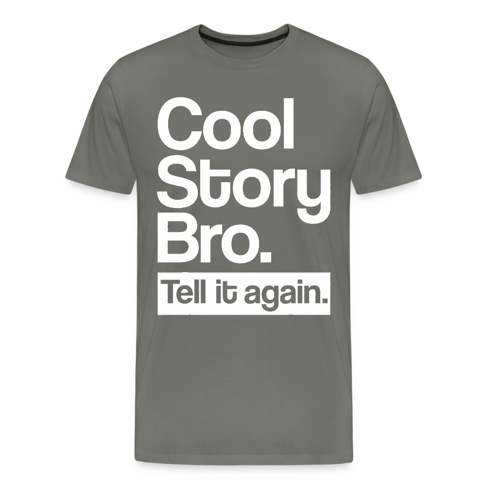 Cool Story Bro - asphalt gray