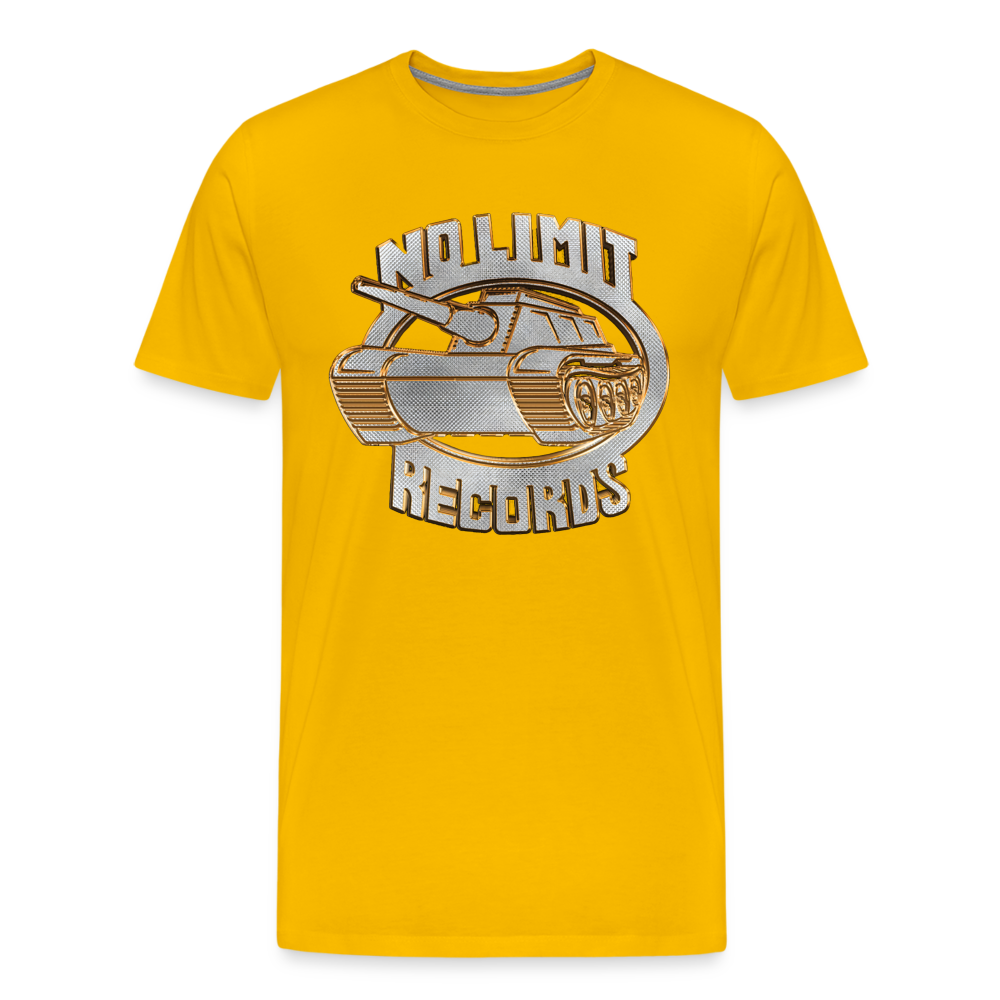 No Limit Shirt | Premium Mens Graphic Tee - sun yellow