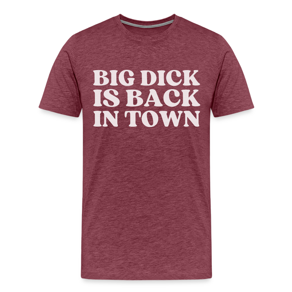Back In Town - heather burgundy