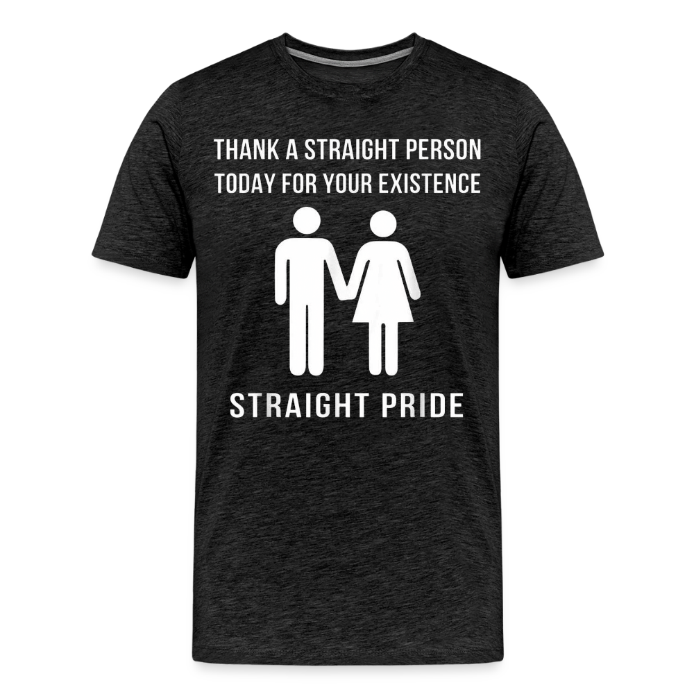 Straight Pride - charcoal grey