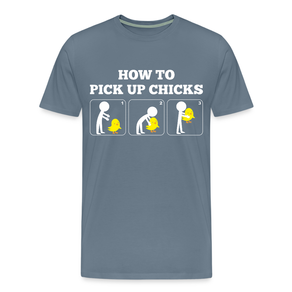 How To Pick Up Chicks - steel blue