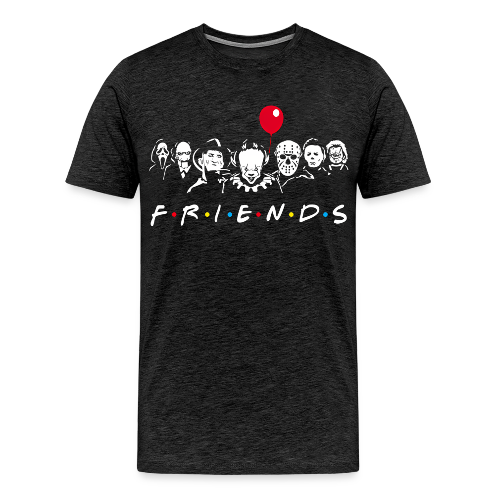 Friends | Premium Mens Graphic Tee - charcoal grey