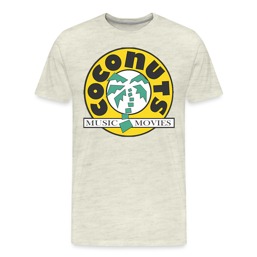 Coconuts Shirt | Premium Mens Graphic Tee - heather oatmeal