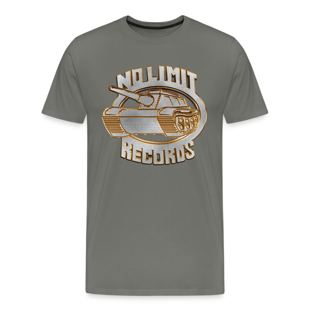 No Limit Shirt | Premium Mens Graphic Tee - asphalt gray
