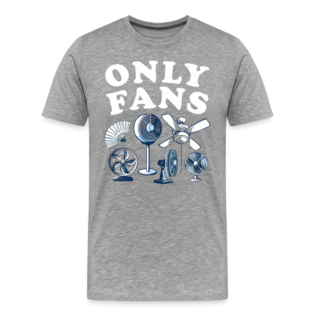 Only Fans | Premium Men's Graphic Tee - heather gray
