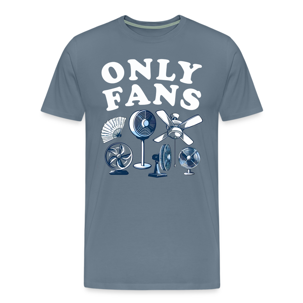 Only Fans | Premium Men's Graphic Tee - steel blue