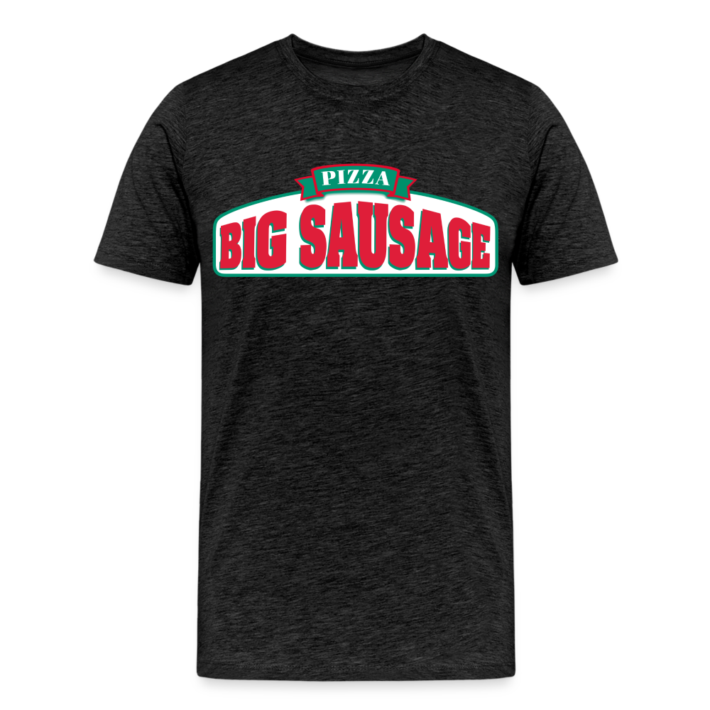 Big Sausage Pizza - Men's Premium T-Shirt from fluentclothing.com
