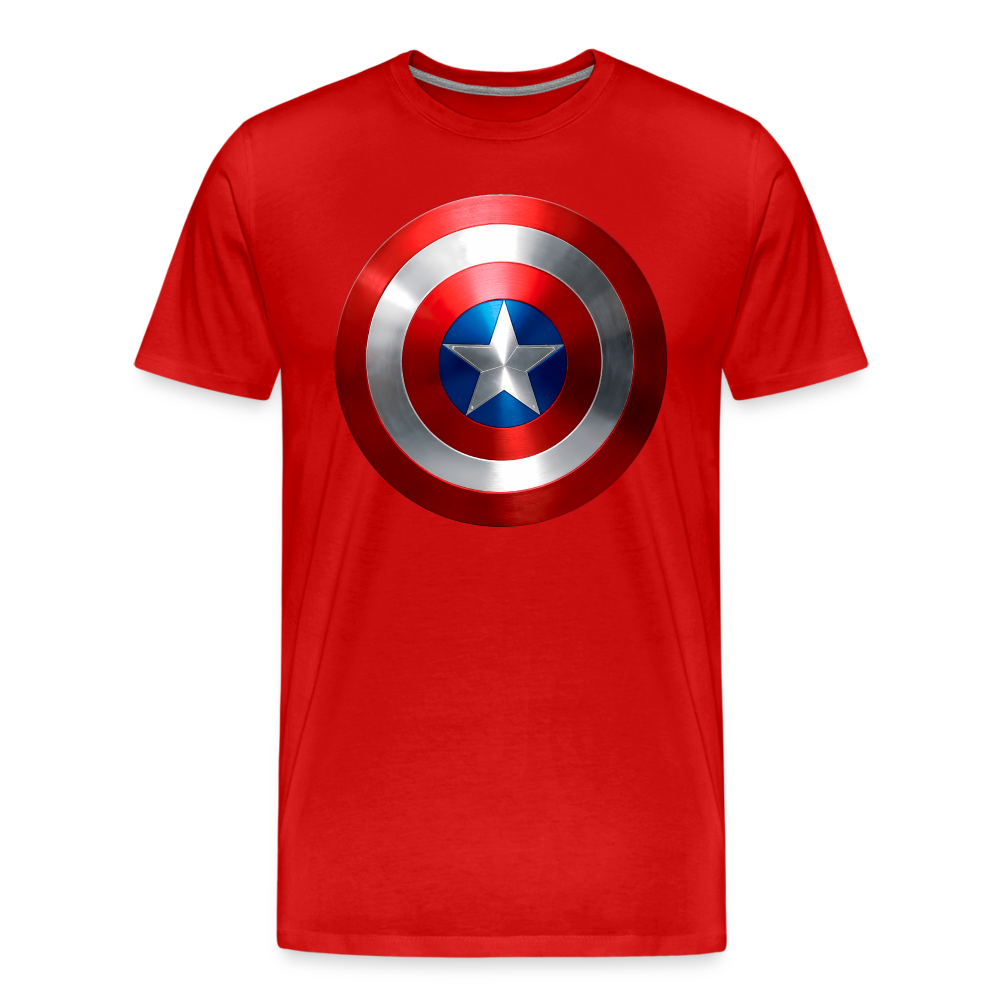 Captain America - Men's Premium T-Shirt from fluentclothing.com