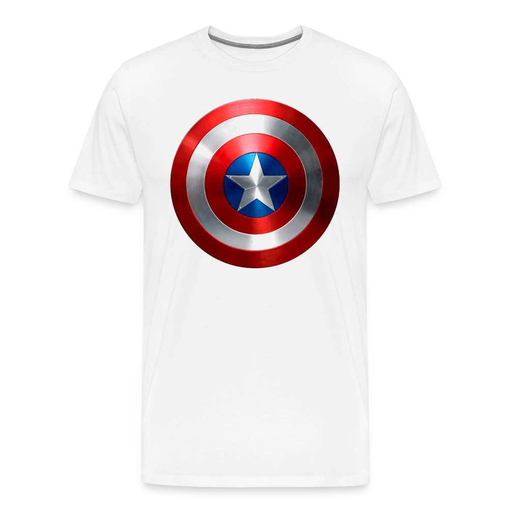 Captain America - Men's Premium T-Shirt from fluentclothing.com