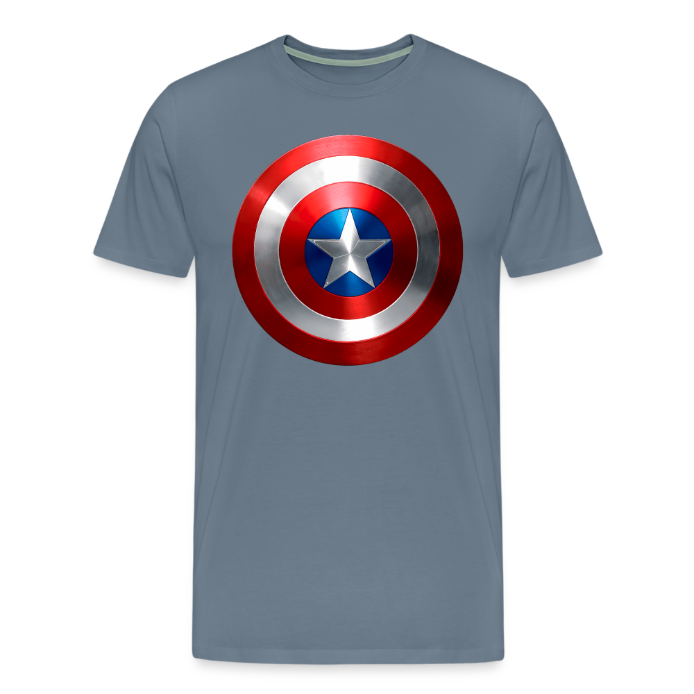Captain America - Men's Premium T-Shirt from fluentclothing.com