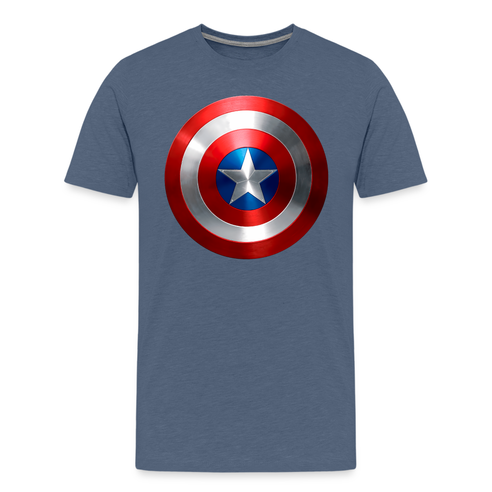 Captain America - Men's Premium T-Shirt from fluentclothing.com