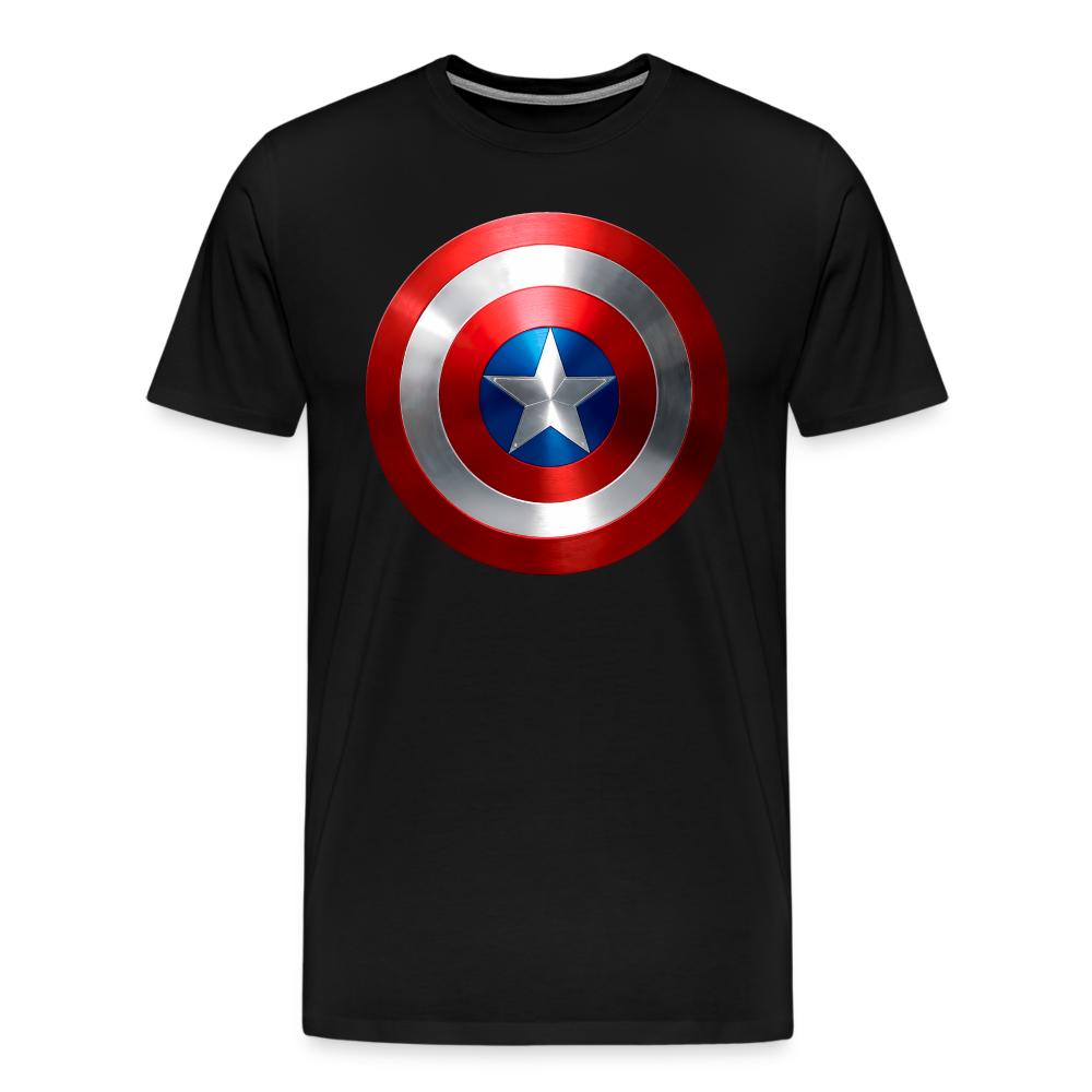 Captain America - Men's Premium T-Shirt from fluentclothing.com