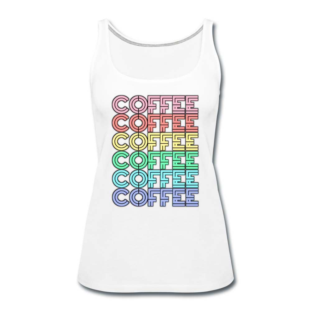 Coffee - Women's Premium Tank Top from fluentclothing.com