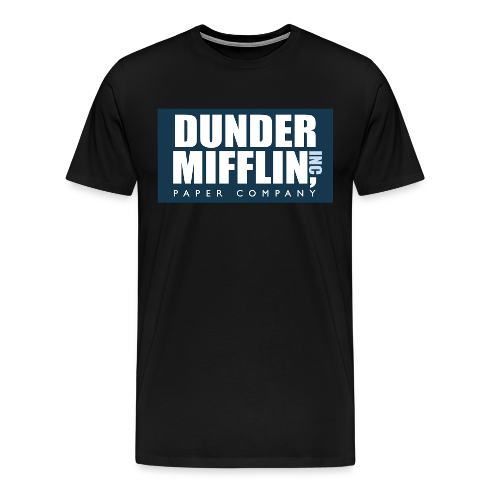 Dunder Mifflin - Men's Premium T-Shirt from fluentclothing.com