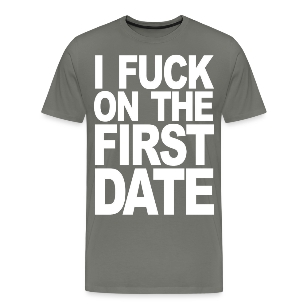 First Date - Men's Premium T-Shirt from fluentclothing.com