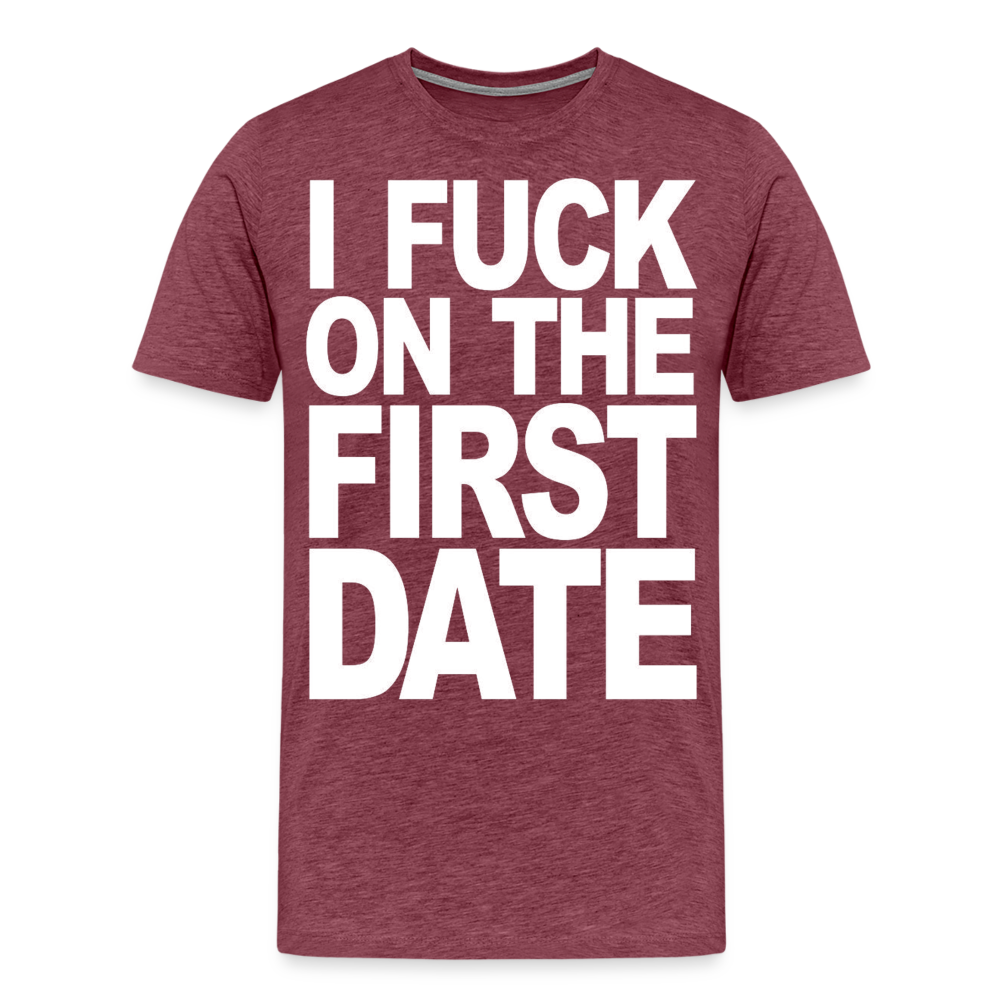 First Date - Men's Premium T-Shirt from fluentclothing.com