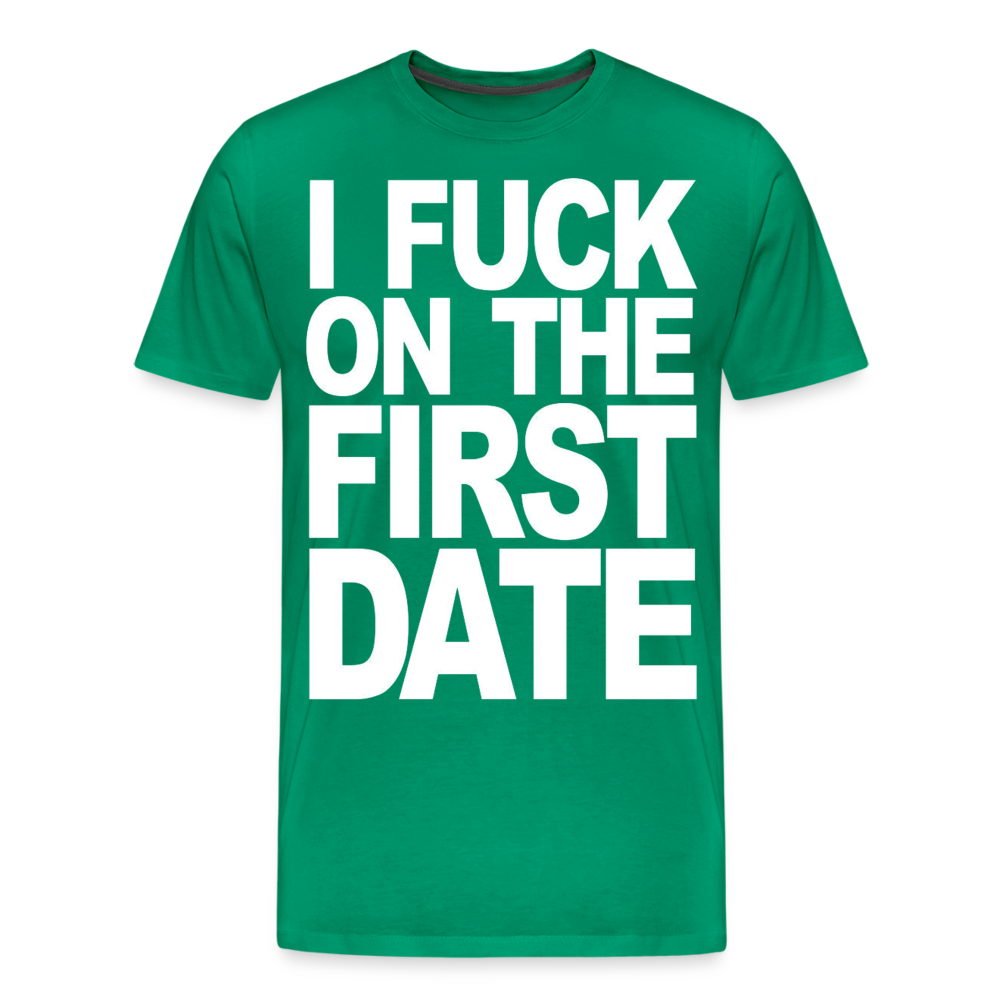 First Date - Men's Premium T-Shirt from fluentclothing.com