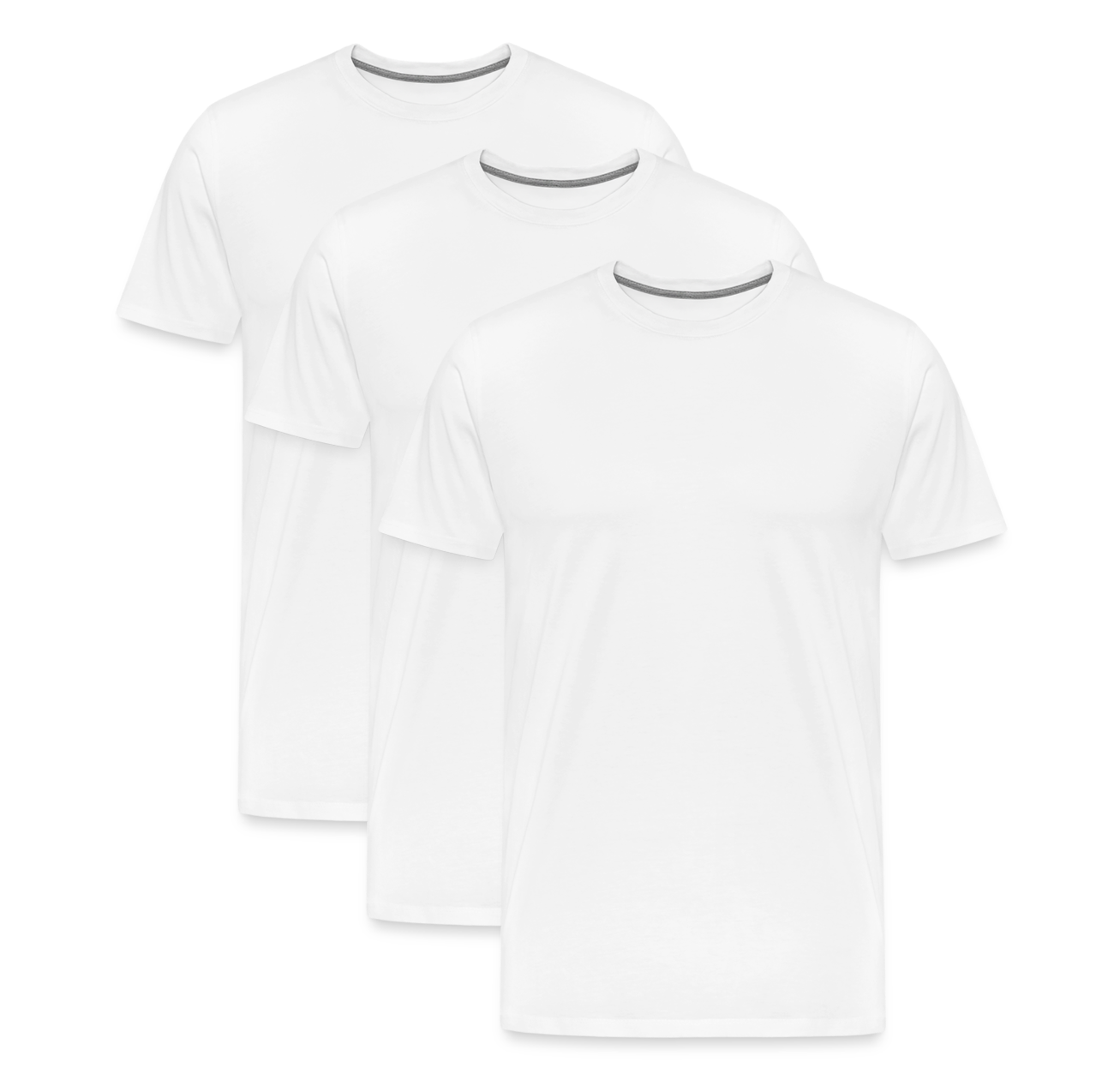 Fluent Tee Variety 3-Pack (Size 5XL) - Men's Premium T-Shirt from fluentclothing.com