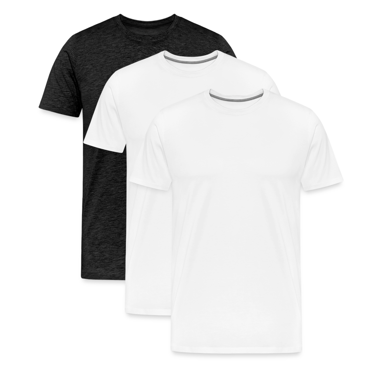 Fluent Tee Variety 3-Pack (Size 5XL) - Men's Premium T-Shirt from fluentclothing.com