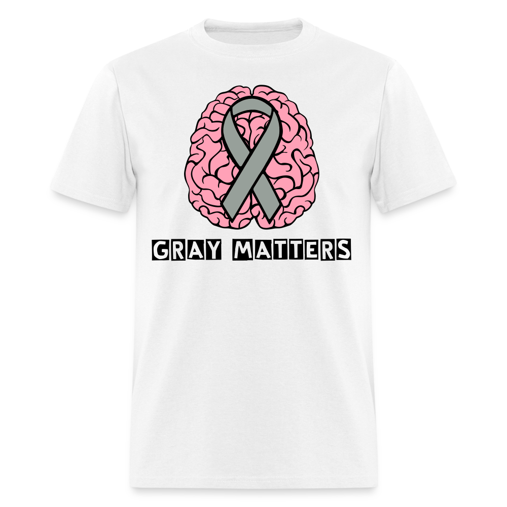 Gray Matters - Unisex Classic T-Shirt from fluentclothing.com