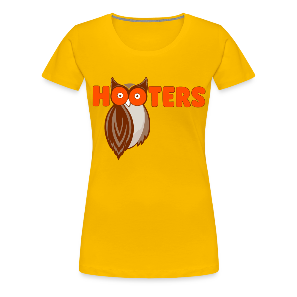 Hooters - Women’s Premium T-Shirt from fluentclothing.com