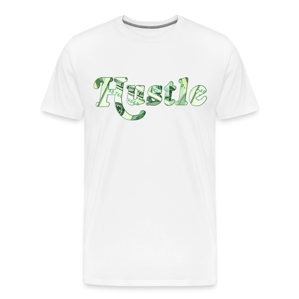 Hustle - Men's Premium T-Shirt from fluentclothing.com