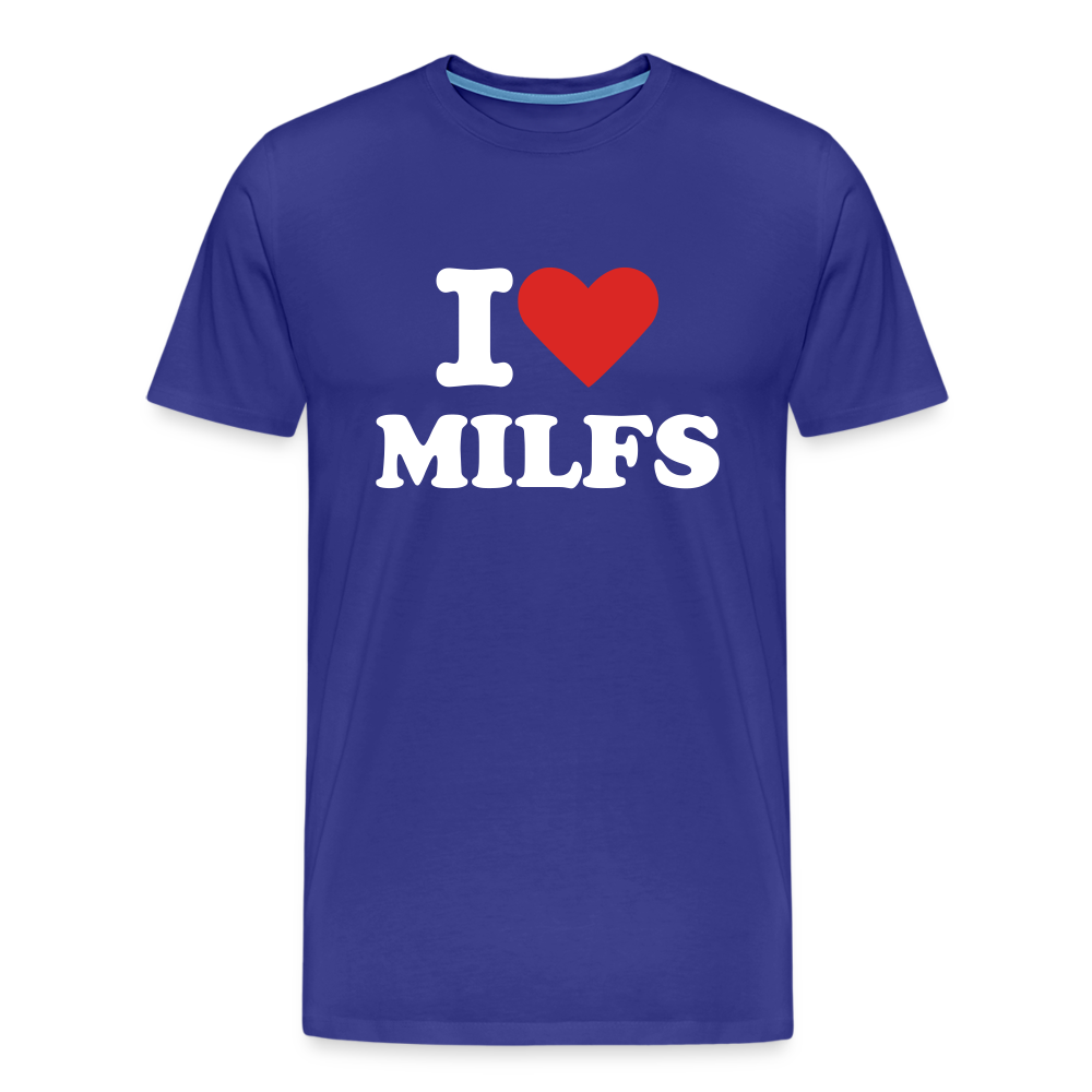 I Love MILFs - Men's Premium T-Shirt from fluentclothing.com
