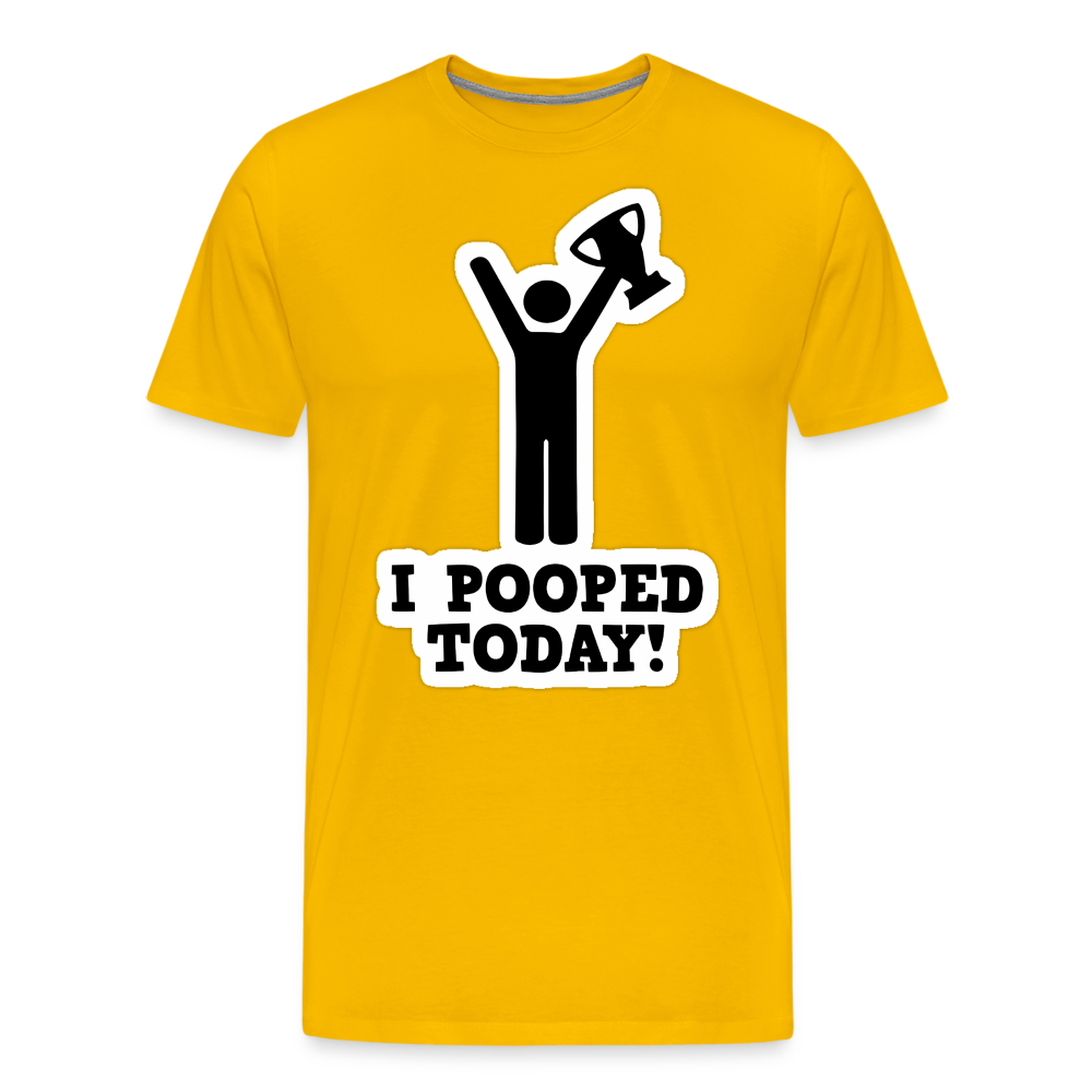 I Pooped Today - Men's Premium T-Shirt from fluentclothing.com