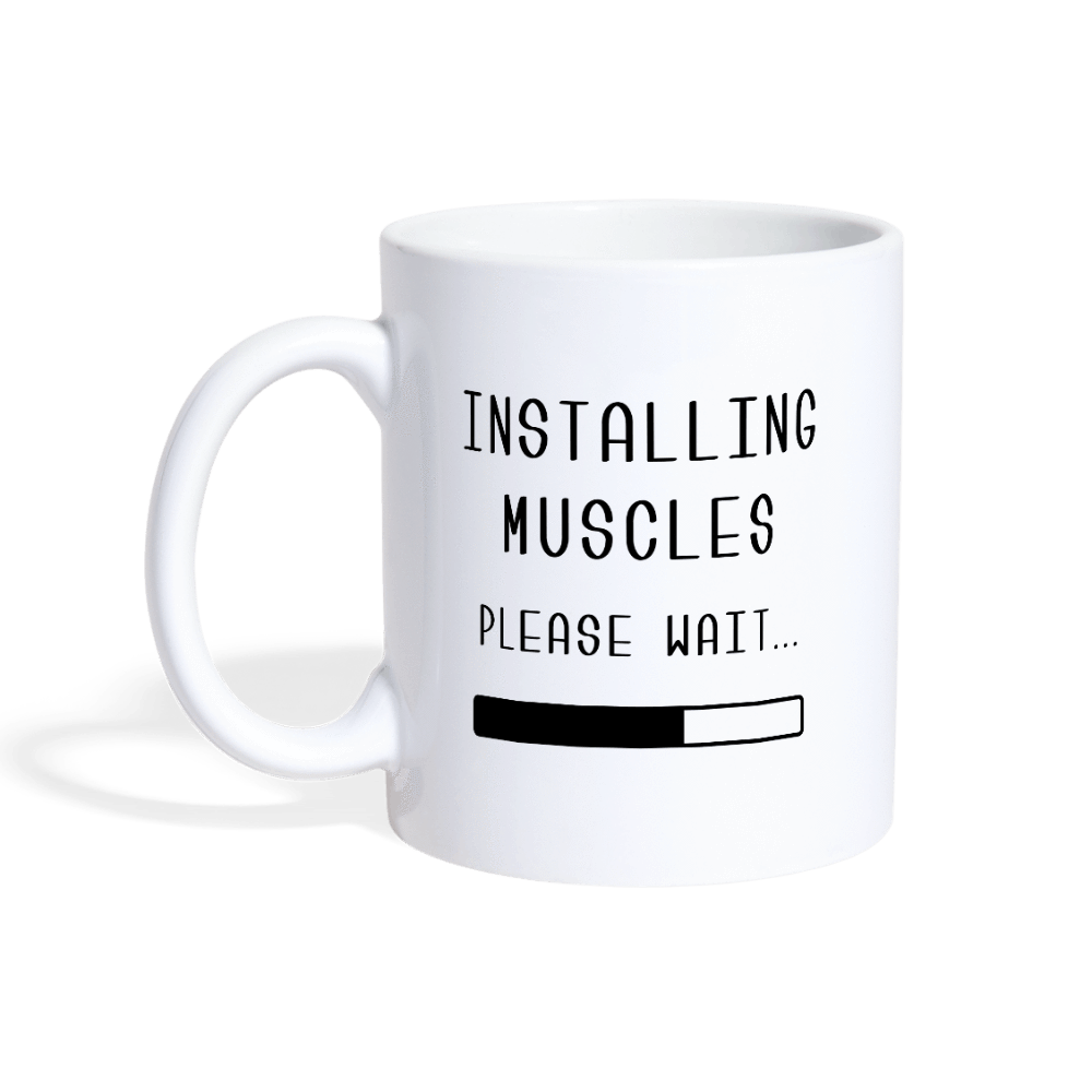 Installing Muscles - Coffee/Tea Mug from fluentclothing.com