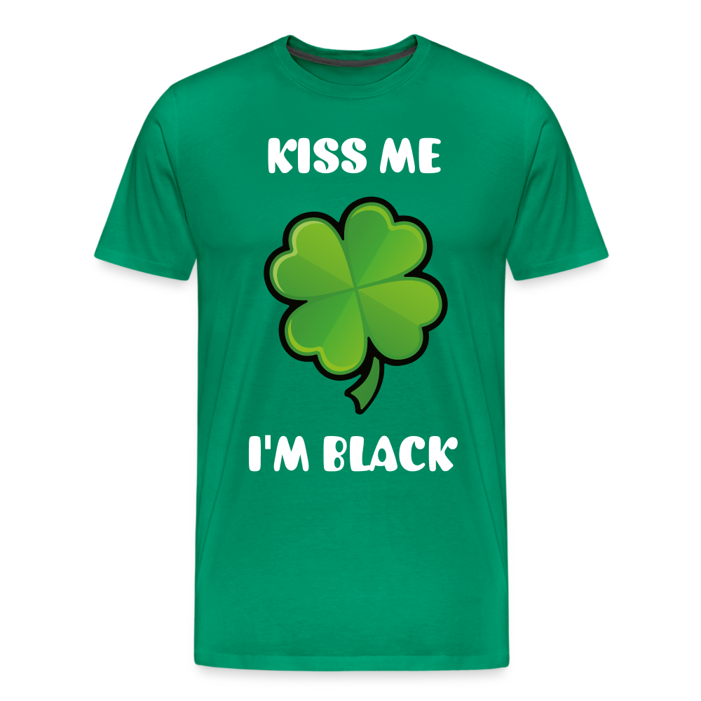 Kiss Me I'm Black *Customizable* - Men's Premium T-Shirt from fluentclothing.com