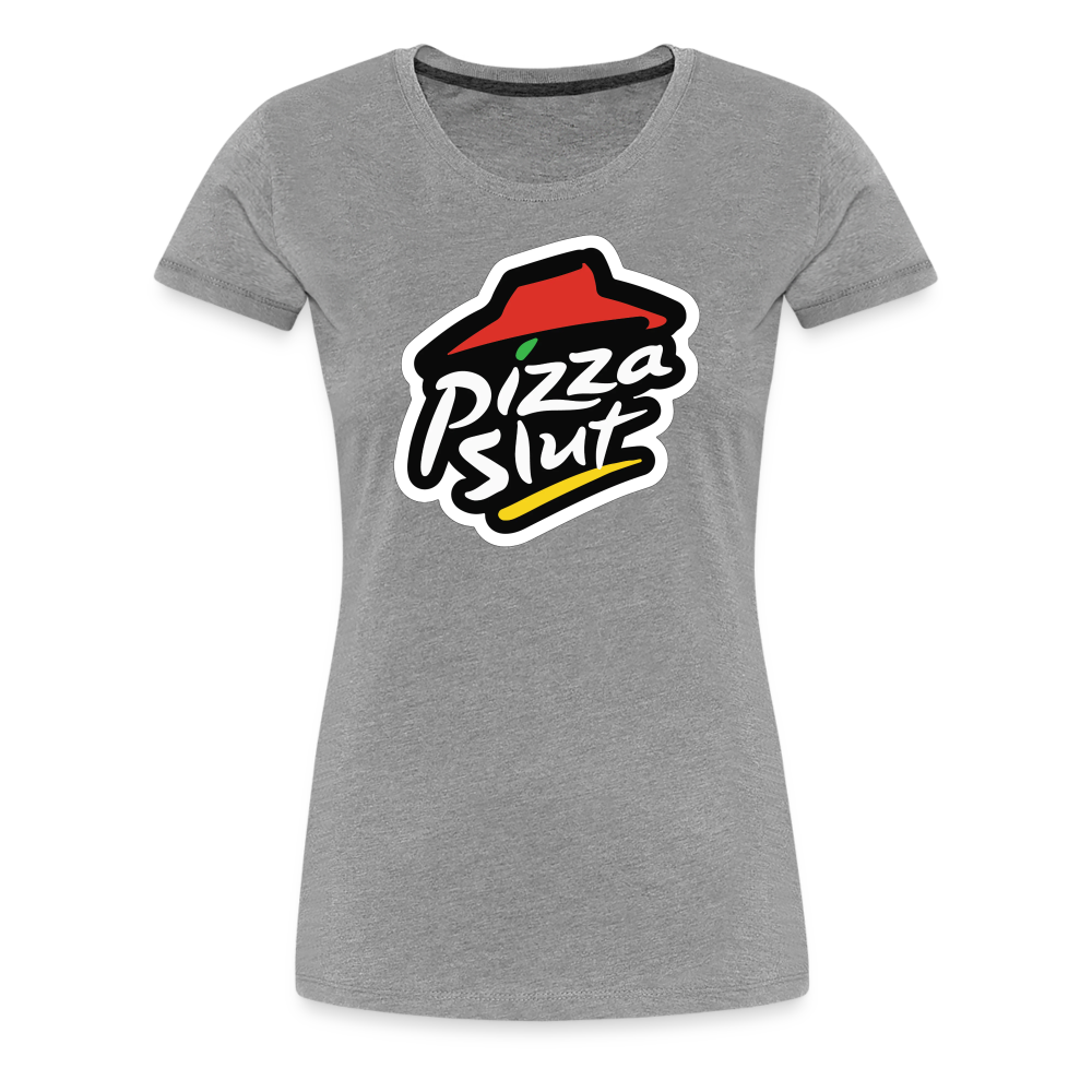 Pizza Slut Remix - Women’s Premium T-Shirt from fluentclothing.com