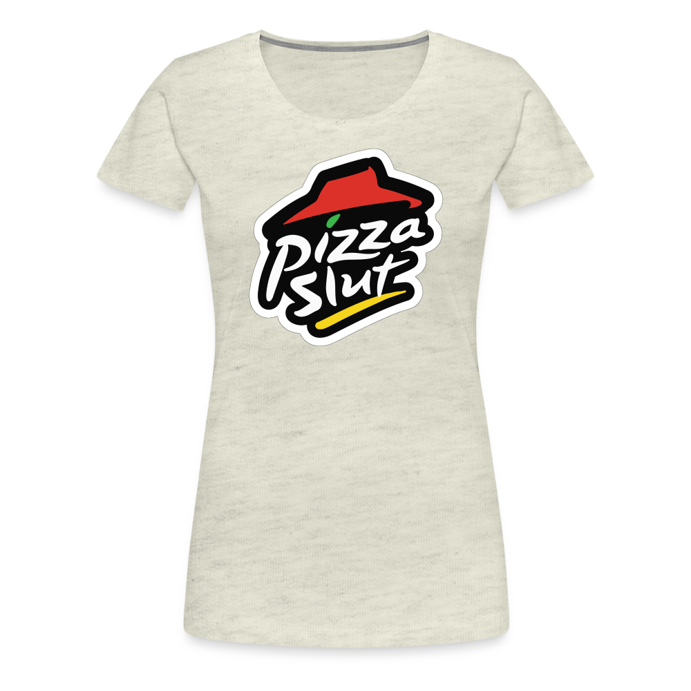 Pizza Slut Remix - Women’s Premium T-Shirt from fluentclothing.com
