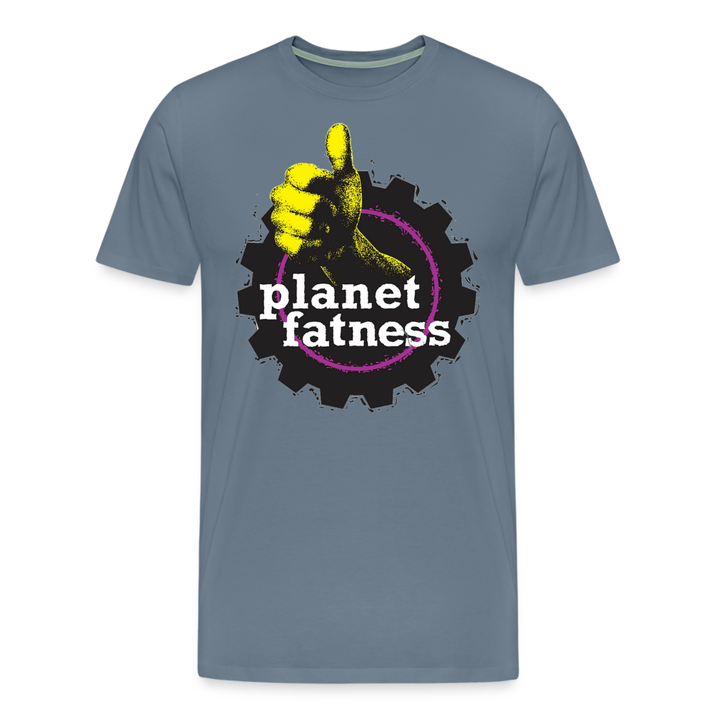 Planet Fatness - Men's Premium T-Shirt from fluentclothing.com