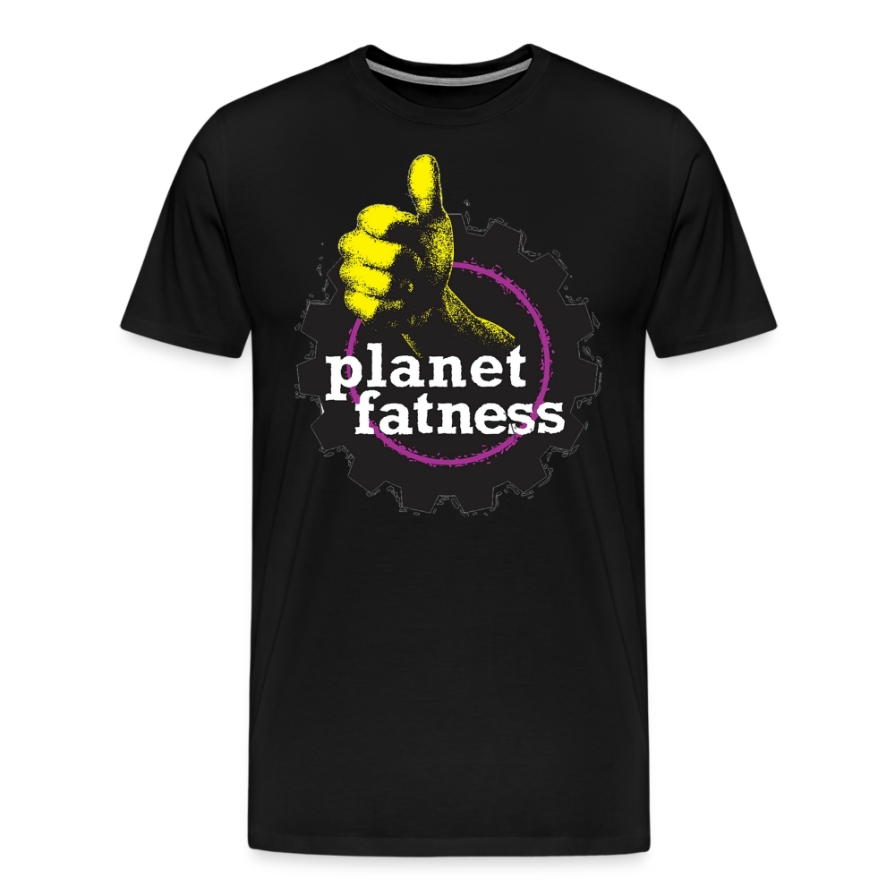 Planet Fatness - Men's Premium T-Shirt from fluentclothing.com