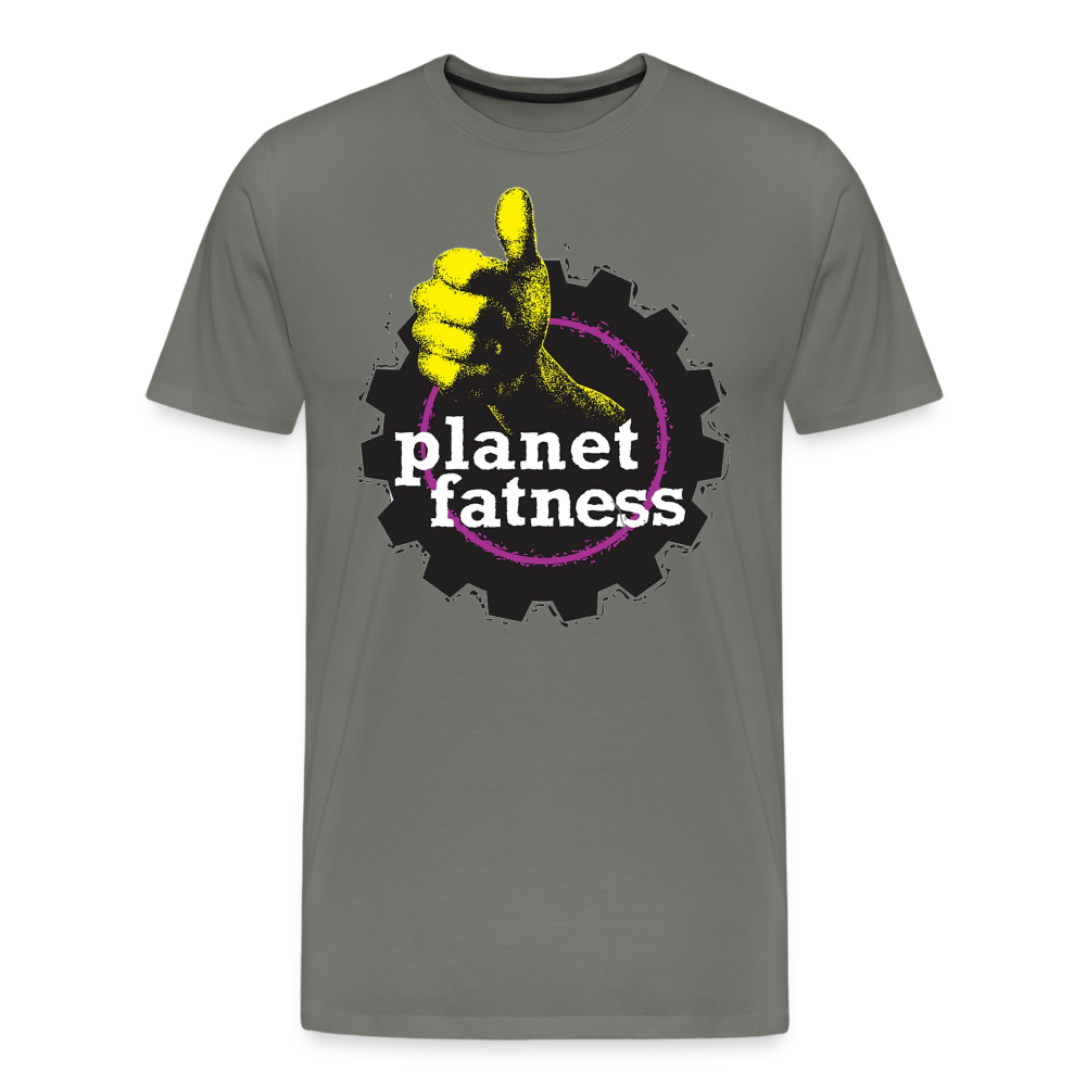 Planet Fatness - Men's Premium T-Shirt from fluentclothing.com