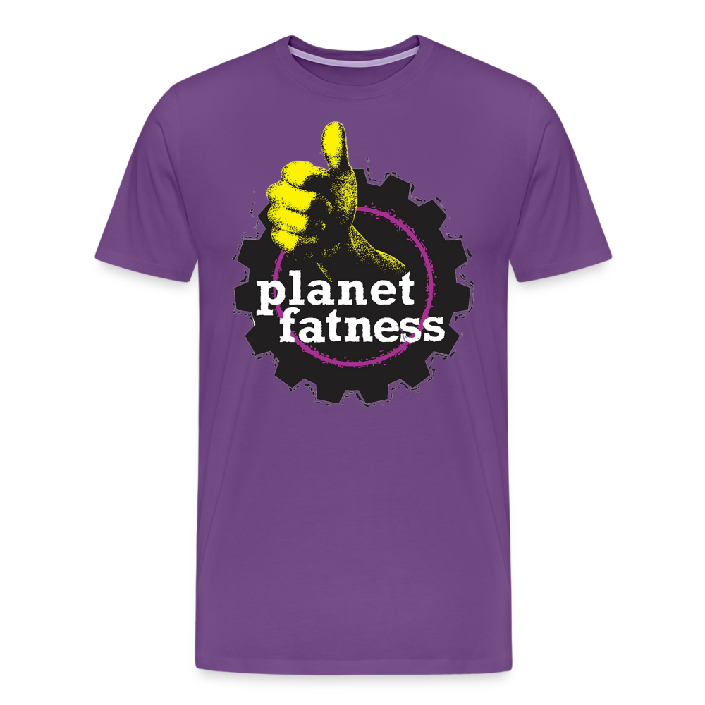Planet Fatness - Men's Premium T-Shirt from fluentclothing.com