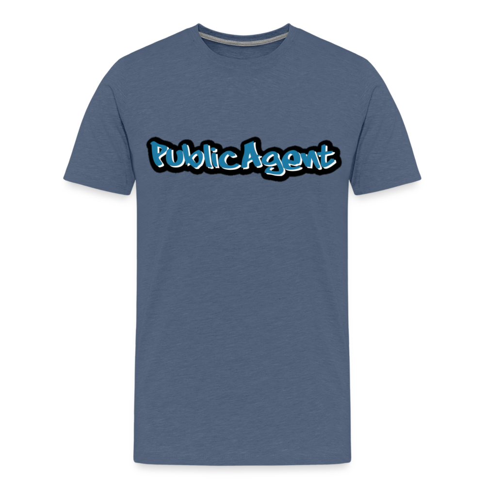 Public Agent - Men's Premium T-Shirt from fluentclothing.com