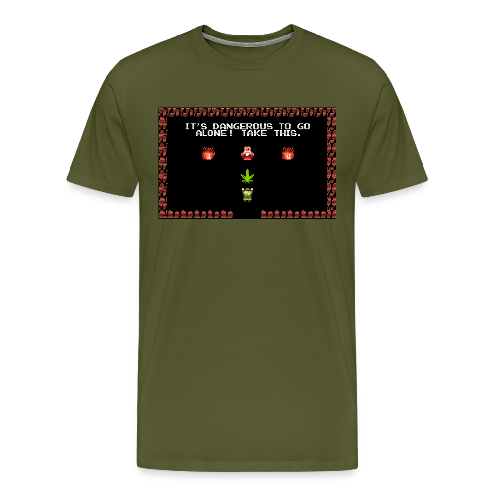 The Leaf - Men's Premium T-Shirt from fluentclothing.com