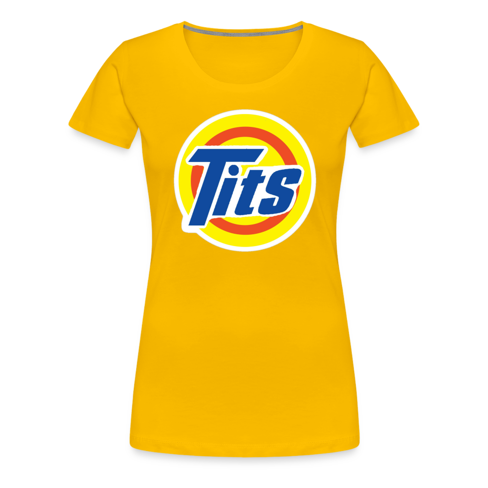 Tits - Women’s Premium T-Shirt from fluentclothing.com