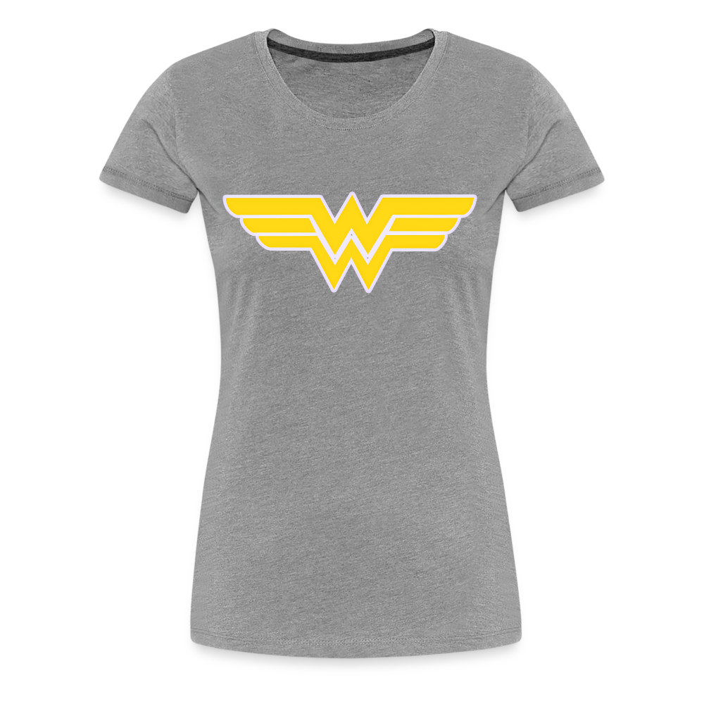 Wonder Woman - Women’s Premium T-Shirt from fluentclothing.com