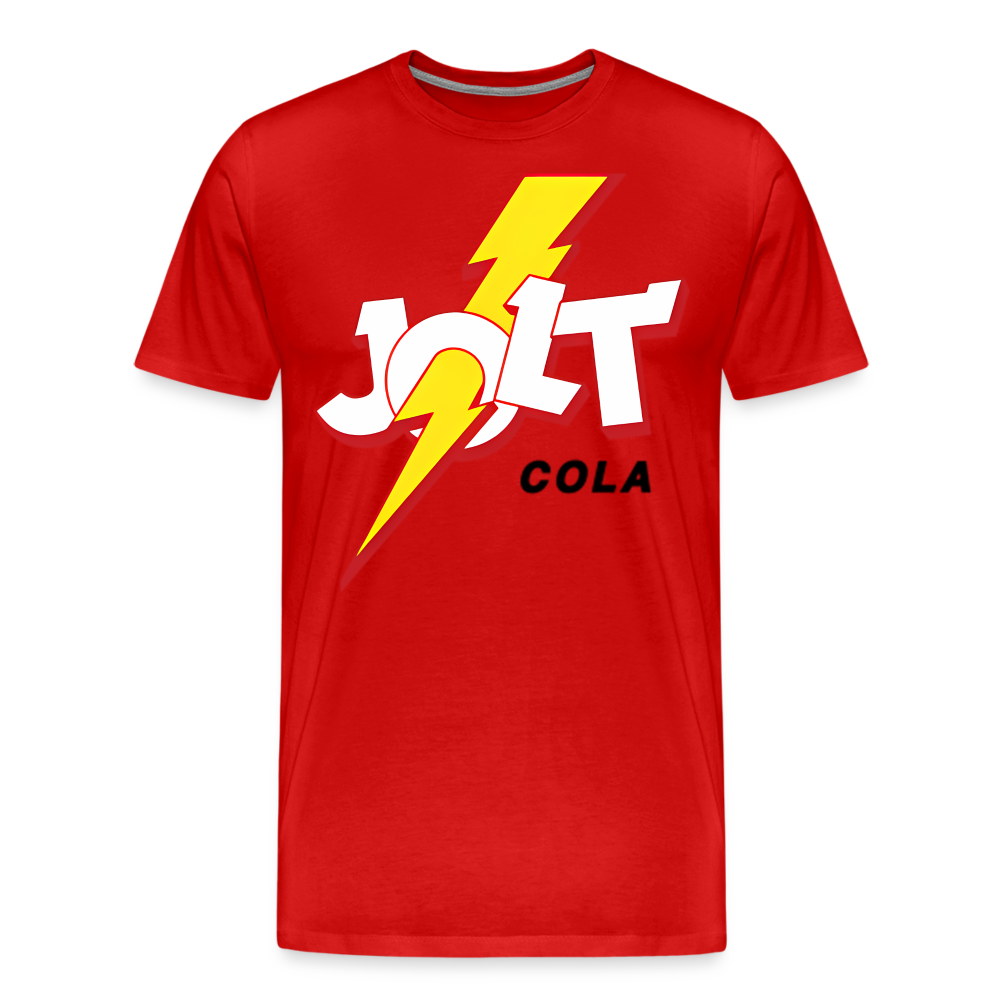 Jolt Cola Shirt | Premium Mens Graphic Tee - red