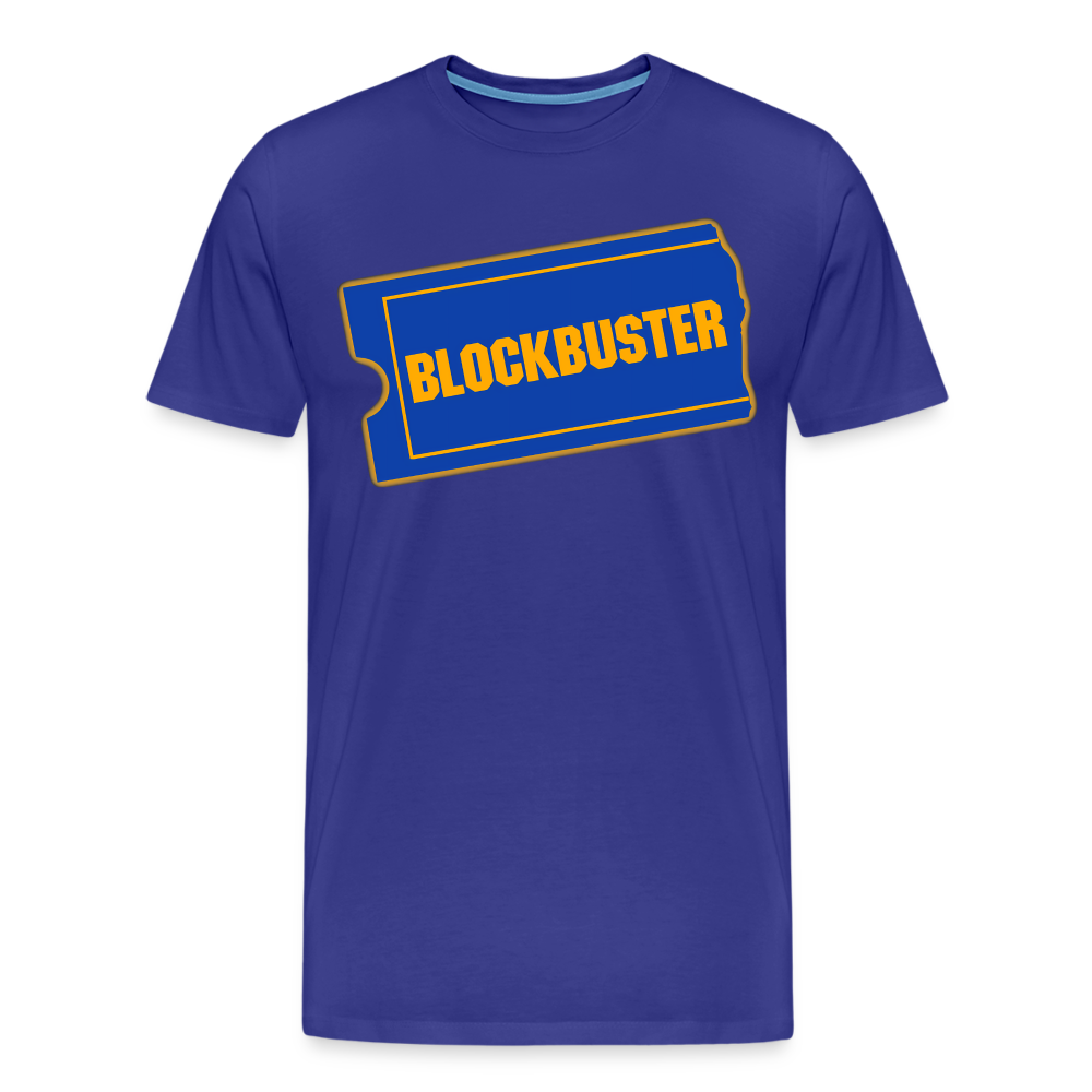Blockbuster Shirt | Premium Mens Graphic Tee - royal blue