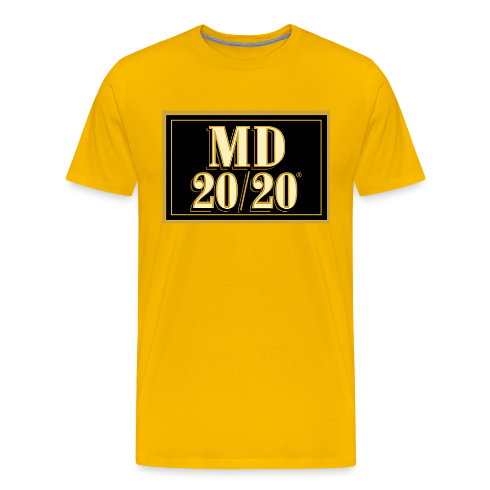 MD 20/20 Shirt | Premium Mens Graphic Tee - sun yellow