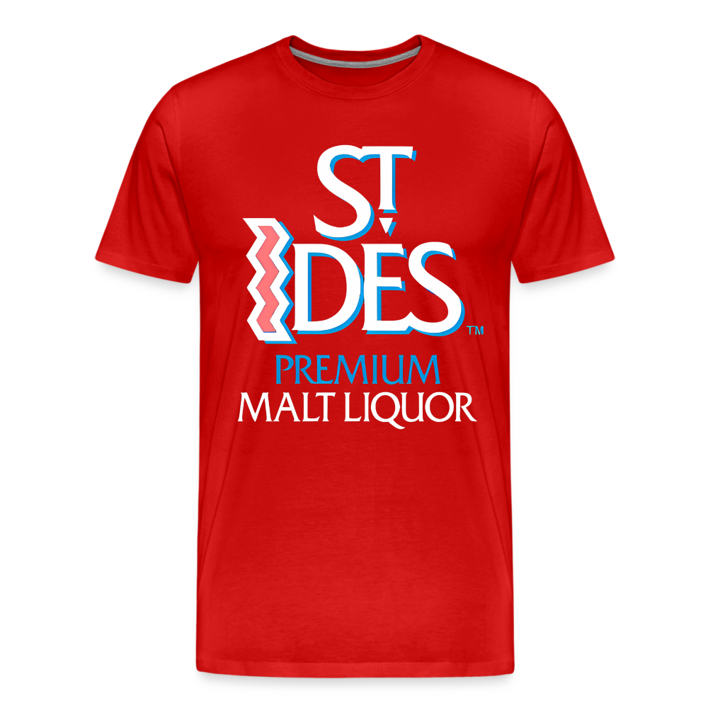 St Ides Shirt | Premium Mens Graphic Tee - red