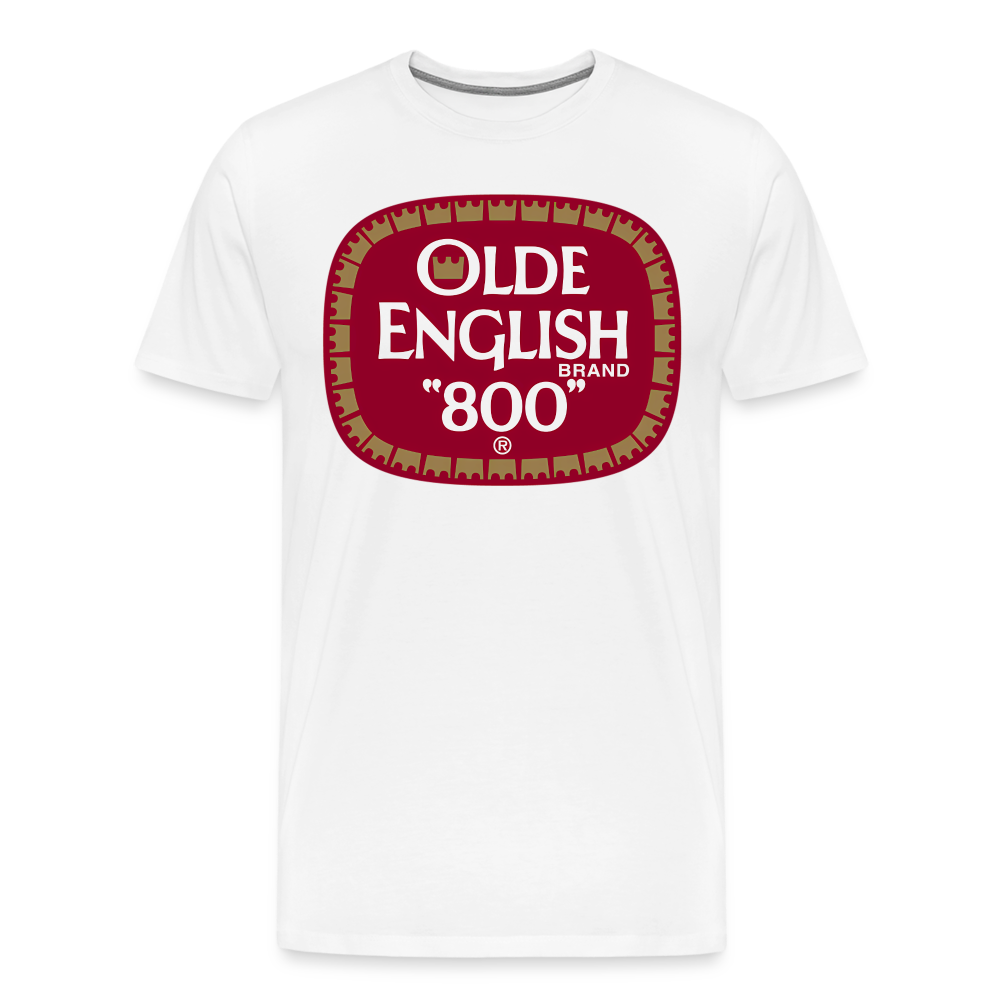 Olde English Shirt | Premium Mens Graphic Tee - white