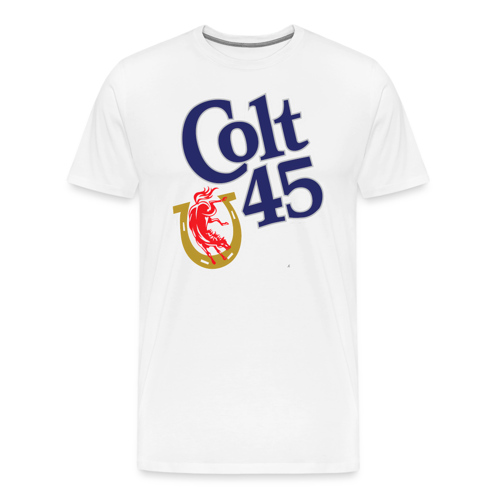 Colt 45 Shirt | Premium Mens Graphic Tee - white