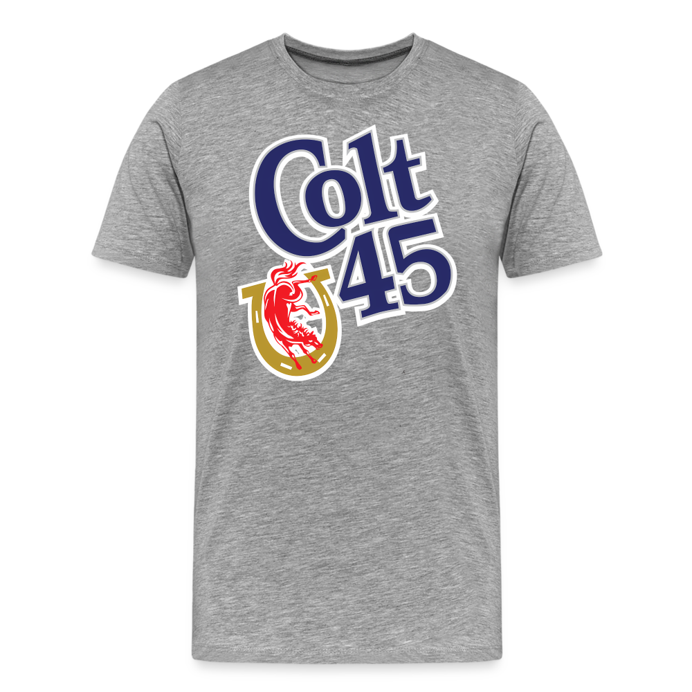 Colt 45 Shirt | Premium Mens Graphic Tee - heather gray